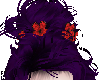 ♞Purple Bun + flowers