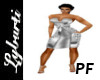 Silver Cocktail Dress PF