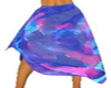 Summer Tye Dye Skirt Blu
