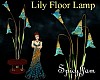 Deco Lily Floor Lamp Aqu