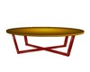Golden Oval Table
