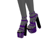 Purple Bandanna Heels