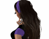 Brunette Purple headband