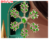 Xmas Party Earring Green
