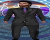 Purple Black Suit