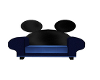 Blue mickey couch