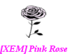 Pink rose sticker [XEM]