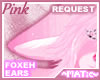 Pink ~ Foxeh Ears