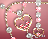Be Mine Necklace Pink