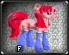 Pink Sunset Pony Unicorn Pink Socks Hybrid Recolor