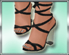 T* B Black Sandals