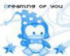 Blue Scrolling stars