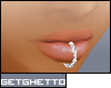 !Diamond Lip Piercing!