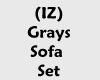 (IZ) Grays Sofa Set
