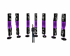 PURPLE ANIMATED SPEAKERS