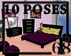 (T68)10 Poses Bed(prp)