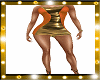 Sexy Gold/Orange Dress