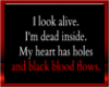 Black Blood Flows