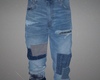 Mi Blue Patch Jeans
