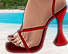Amber Sandals Red