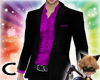 (C) Purple Suit Top
