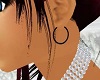 Black Hoop Earrings