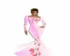 pink rose passion gown