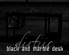 Black and Marble desk