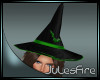 FIRE Witch Hat Green