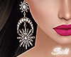 snow moon earrings