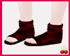 ✽. Red ninja shoes