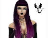 Gothic Purple Hairstyle
