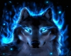 Blue Wolf Sticker
