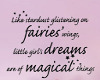 Fairy dreams pillow