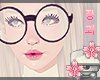 e Circle Glasses Kuro