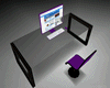 MsN Purple Computer Desk