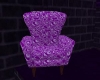 Purple and White Chair