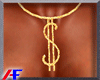 AF. Gold Dollar Necklace
