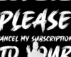 Cancel subscription bg