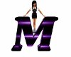 MZ Purple Letter M Pose