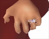 Amethyst wedding ring 