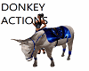 DONKEY WITH ACTIONS