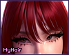 amy bangs burgundy