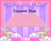 Pink | Square Rug