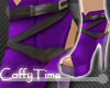 *CT Belt Boots Purple