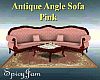 Antq Angle Sofa Pink