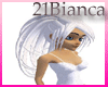 21b-hot white hair
