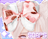 +Doll Bow Peach