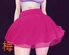 梅 pink  wind skirt