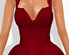 𝓁. corset dress red